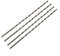 Percez efficacement le métal et le bois avec ce lot de 4 forets HSS extra longs mesurant 200 mm chacun (4 mm)