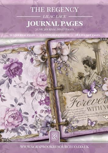 The Regency Lilac Lace Journal Pages