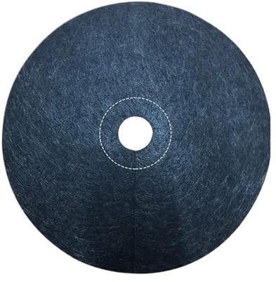 XUWEWI Unkrautbekämpfungsmembran 20 Stück Vlies-Baummulchring, abbaubare Baumschutzmatte, Wiederverwendbare Baum-Unkrautbarriere zur Unkrautbekämpfung, Wurzelschutz(10PCS 15cm)