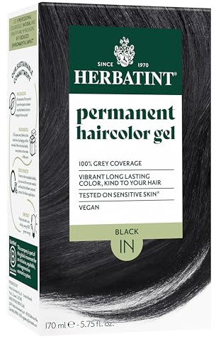 Herbatint Dauerhafte Kräuter Haarfarbe Gel Schwarz
