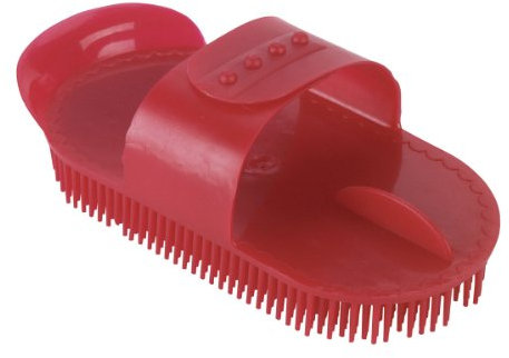 Kerbl Kunststoffnadelstriegel rot