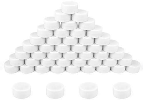 Jubaopen 120PCS Cascabeles, Juguetes Ruido para Mascota Juguetes Ruido Fabricante Bola de Caja Sonajeros Bebe para Perros, Mascotas, Niños Pequeños, Niños, Juguetes Educativos Musicales (Blanco)