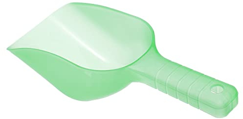PATIKIL 12oz Ice Scoop, 1 Pack Plastic Ice Maker Shovel for Kitchen Bar Party, Green