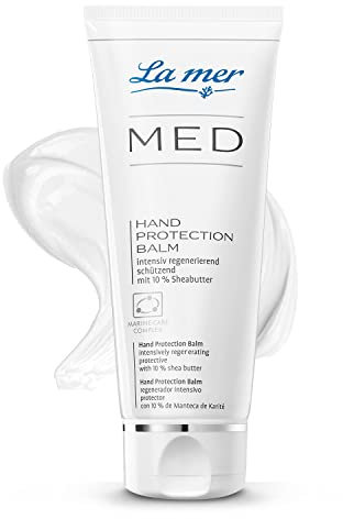 La mer MED Hand Protection Balm - Intensive Handpflege - Reichhaltige Feuchtigkeit durch Sheabutter - Für extrem trockene und rissige Haut - Zieht schnell ein - 75 ml