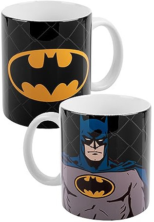 United Labels DC Comics Tasse - Batman Tasse à café Tasse à café en céramique noire 320 ml