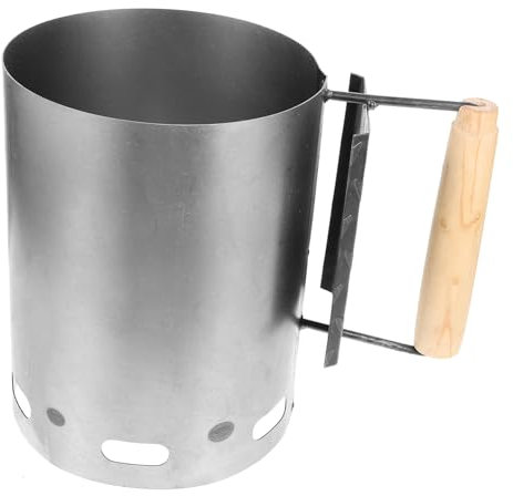 Happyyami Chimney Starter Accenditore per Barbecue e Grigliate all per all Pizza Accensione Facile dei Carboni