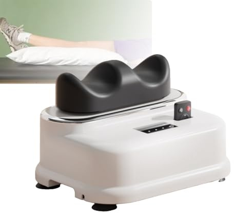 ShaiVrissian Máquina Masajeadora Pies Electrónica,Ejercitador Aeróbico Pasivo,Oscilación Ajustable 30 Niveles,Promueve Drenaje Linfático,Tonificación De Piernas,Ideal para Hogar