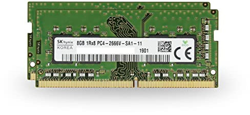 Factory Original 16GB (2x8GB) Memory Upgrade for 2020 & 2019 Apple iMac 27 w/Retina 5K Display & 2018 Apple Mac Mini DDR4 2666Mhz PC4-21300 SODIMM 1Rx8 CL19 1.2v RAM Adamanta