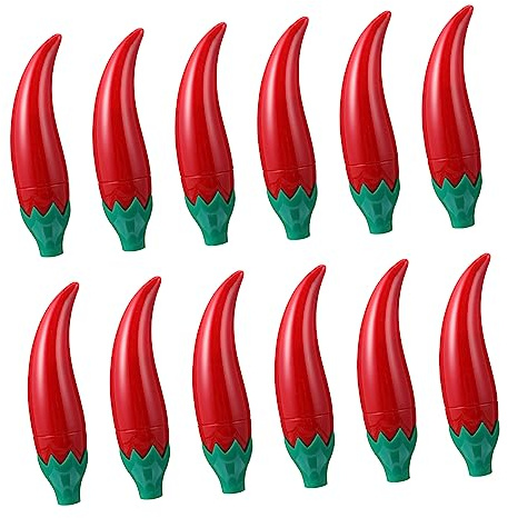 minkissy 12 Pièces Tube De Gloss Vides Lot De Petits Tubes Forme Épicée Pour Rouge à Lèvres Créatif