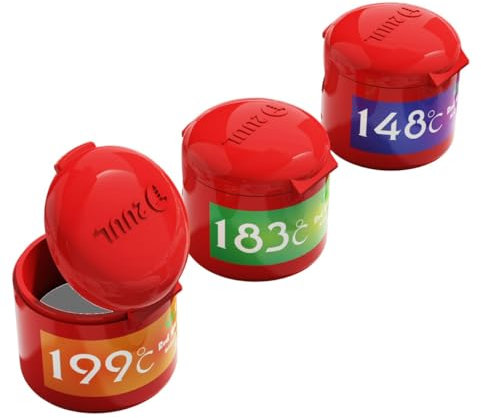 2UUL Lot de 3 pâtes à souder BGA Crâne Rouge 148 ?/183 ?/199 ? Pour réparation de puce IC