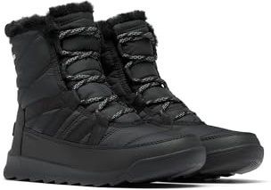 Sorel Whitney 2 Plus Lace WP, Botas para nieve, Mujer, Black Quarry Collection 2024 2025, 37 EU