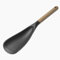 Cooking Spoon for Nonstick Cookwares, Xiaozu Silicone Spoon for Mixing, Scoop, and Scrape, Black