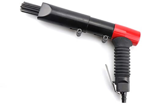 Escalador de agujas de acero de cabeza redonda de 3 mm, laca neumática de metal en forma de pistola para eliminar óxido, escoria de soldadura y pintura