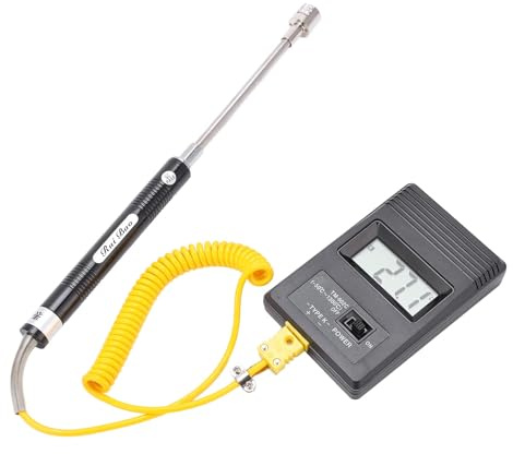 Digital Termometer med Sond, Termometersensor LCD-temperaturdetektor med Termoelement Temperaturmätare Tm-902c Digital K-typsensor -50-500℃