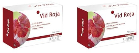 Eladiet Vid Roja, Complemento Alimenticio, 60 Comprimidos (Paquete de 2)