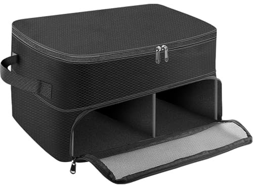 ToKinCen Golf Trunk Organizer Travel Bag Car Golf Accessories Storage Bag Men's Golf Gear Locker Shoe Organizer Bag Storage Car Trunk Organizer Ideal for Golf Enthusiasts Gifts