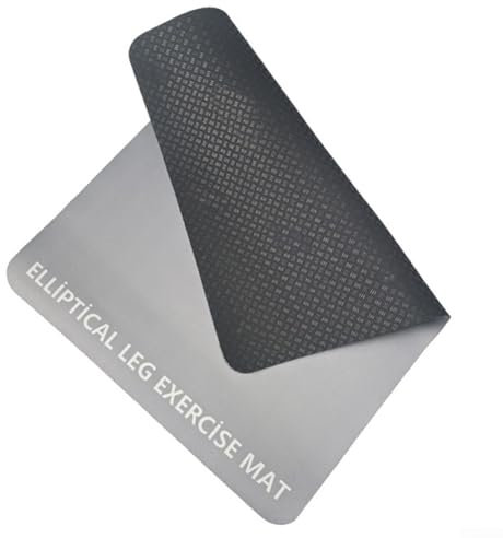 Tappetino protettivo impermeabile e spesso, tappetino antiscivolo per pavimento della palestra, tappetino per tapis roulant, tappetino antiscivolo resistente agli urti (grigio)