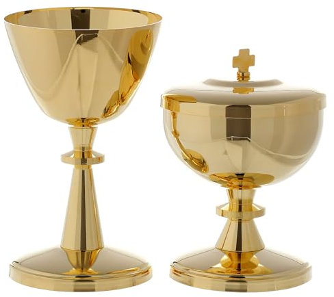 Holyart Calice ou ciboire Laiton doré lucide, Calice