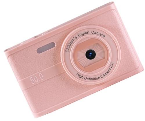 Cámara digital 4K transparente de 50 MP para niños con zoom de 8 x y parpadeo LED para fotografía creativa, accesorio de compañeros