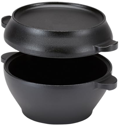 Holländsk gjutjärnsgryta - små holländska ugnar, tunga köksredskap | Perfekt för att baka brödbröd, förberedelse för matlagning hemma