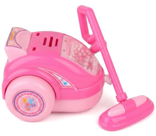 Monwssoe Meubles, Ensemble de Jouets d'aspirateur pour Enfants, Action de Mousse réaliste, Bleu