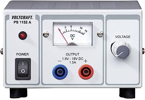 Labornetzgerät, einstellbar VOLTCRAFT PS-1152 A 1.5-15 V/DC 1.5-1 A 22.5 W Anzahl Ausgänge 1 x