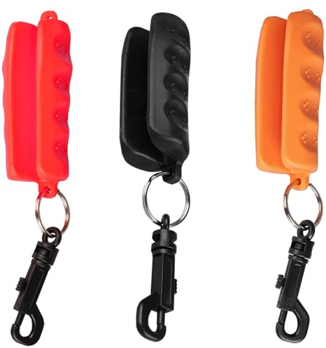 KRATARC Archery Arrow Puller Target Remover Gripper with Belt Clip (Black+Red+Orange(3pack))