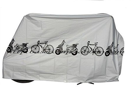 CarbonEnmy Housse de protection imperméable pour vélo, scooter, moto, mobylette, mobylette, gris