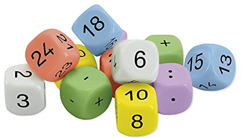 TimeTEX Wüfel-Set Mathematik 12-TLG. 20 mm in Box