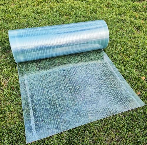 YHKJLYH Plaque en Fibre de Verre Ignifuge Transparente, Couverture de Toit Anti-Pluie Anti-UV, Plaque d'éclairage Naturel de véranda de 0,8 mm, pour Usine, Serre, terrasse, Jardin, Couloir, Robuste
