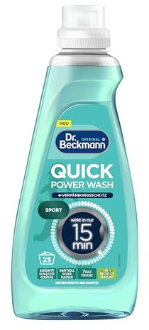 Dr. Beckmann Quick Power Wash Sport | Bekämpft schlechte Gerüche | 800 ml