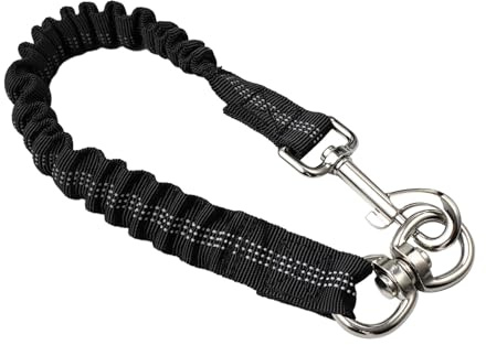 BESTonZON Leash Bungee Elastic Walking Dog Reflective Nylon Heavy Duty Use Lead with for and Lightweight Sturdy Small Medium Dogs Daily Camping
