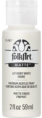 Plaid:Craft Acrylic Paint, Ivory, 2 oz JA427