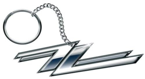 ZZ Top Twin Zees Logo Keyring