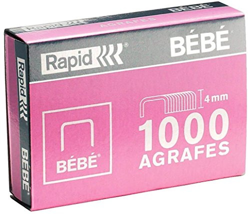Rapid BÉBÉ 11974686 Agrafes 4x1000pcs (4mm)