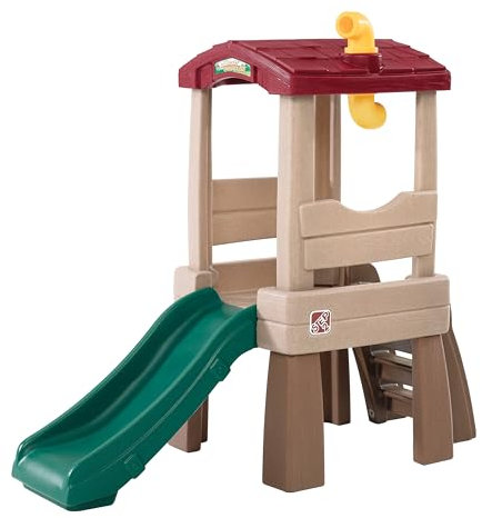 Step2 Lookout Treehouse Spielturm mit Rutsche | Kunststoff Stelzenhaus / Kletterturm für Kinder