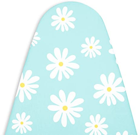 Encasa XO Housse Table À Repasser avec Rembourrage en Feutre De 3 mm, Serrage par Cordon (Convient Aux Planches Standard De Medium De 112x34 cm), Imprimé - Chevron