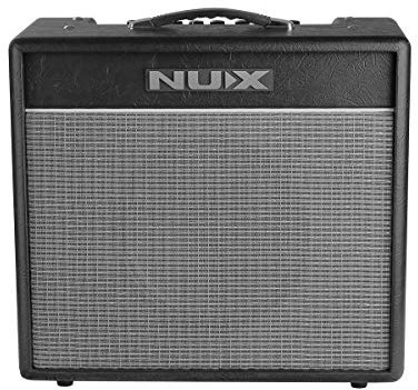 Nux Mighty 40B Modeling-Verstärker, Gitarrenverstärker (40 Watt Output, 10 Zoll Premium-Lautsprecher, 4 Kanäle, 9 Verschiedene Effekte, 3.5mm Aux-Anschluss, Bluethooth), Schwarz
