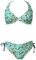 JUSTMINE Bikini Donna Double-Face con Ferretto Acqua/caffè Coppa C B2702C736