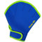Flow Schwimmwiderstandshandschuhe – gewebte Handschuhe für Wasser-Aerobic, Aquatic-Fitness und Schwimmtraining (blau/grün, XL)
