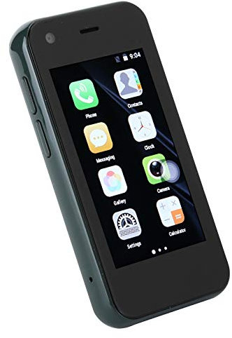 XS11 2,5 Tums Skärm Mini Smartphone, 3G Mini WIFI Smartphone med Dual Sim för Android med Quad Core RAM 1 GB ROM 8 GB Mobiltelefon för Sportföretag Äldre Barn(grön)