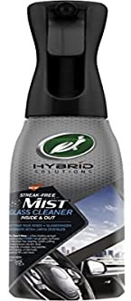 Turtle Wax 53785 Hybrid Solutions Streak Free Misting Glass Cleaner - Removes Fingerprints, Smudges and Swirls from Windshield, Screens, and Mirrors - For Car and Home Use