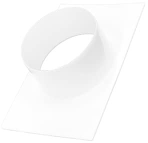 H&C Vent Connector Flange │ Air Ventilation Pipe Connectors for Ducting Flex Aluminium Tube PVC Duct Flexible Hose │ Wall Plate Backdraft Shutter Gravity Valve │ Tumble Dryer Extractor fan Conditioner