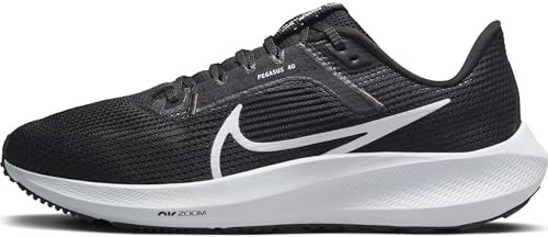 NIKE Women's Air Zoom Running Shoe, Black White Anthracite, 5 UK