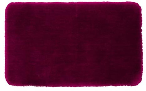 Gözze - Deluxe Badteppich mit extra hohem Flor, 100% Polyester (Mikrofaser), Mit Antirutschbeschichtung, 60 x 100 cm - Cyclam