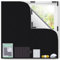 Inwee Fenster Verdunkelung Magnetisch 100% Lichtabschirmend, Verdunkelungsrollo ohne Bohren,Innen Sonnenschutz Fenster Abdunkeln,Hitzeschutz Verdunklungsstoff für Dachfenster, Reise, 100x145cm