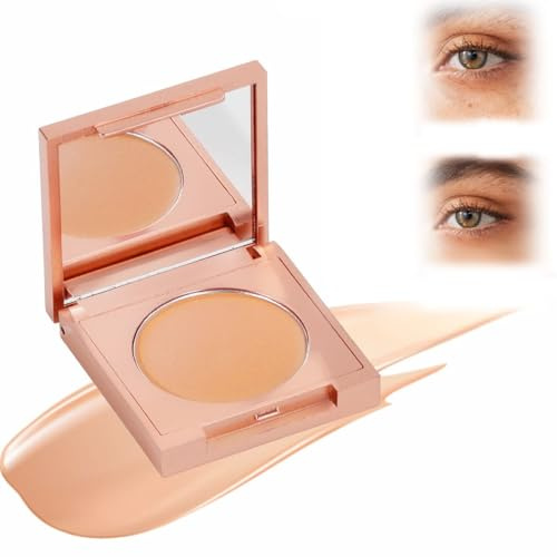 Under Eye Corrector Concealer,Color Correcting Cream for Dark Circles,24H Crease-Proof Long Lasting Hydrating CC Undereye Corrector,Instantly Brighten