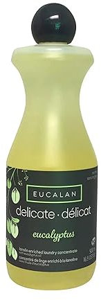 Eucalan - pflegendes Feinwaschmittel für Hand- und Maschinenwäsche Duft Eukalyptus, Packungsgröße 500ml