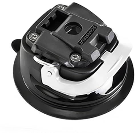 ROKK Mini Hardcore Suction Cup Mount System, Black/White, One Size