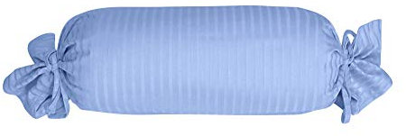 Irisette Nackenrollenbezug Lumen Mako-Interlock-Jersey blau Größe 40x15 cm Ø